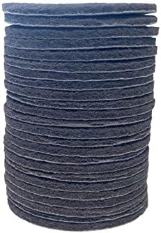 6 Inch Sanding Discs 600-800 Sandpaper 25Pack Ultra Fine Grey-Durable 6 Inch Non Woven Surface Conditioning Discs Dry Sanding Countertops Auto Body Repair Marine Paint Plastics Metal Fiberglass