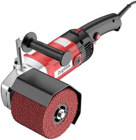 Surface Conditioning Tool, 1400W Handheld Stainless Steel Polisher, 6 Variable Speed Metal Burnishing Machine, Sander Tool with Polishing Wheels, For Metal, Stainless Steel, Plastic, Wood