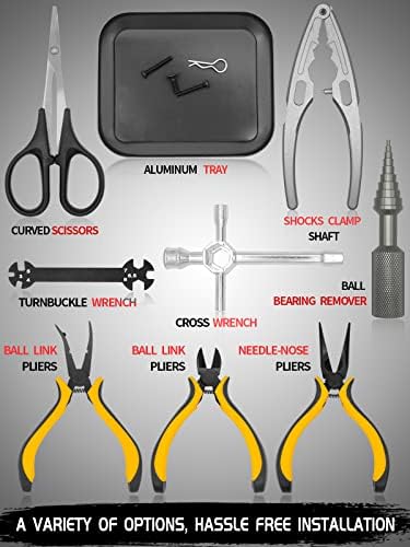 RC Tool Kit, Screwdriver Set (Flat, Phillips, Hex) RC Repair Tools - 27pcs