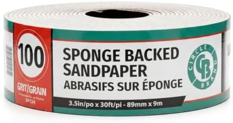 Circle Brand Foam Backed Sandpaper Roll (100)