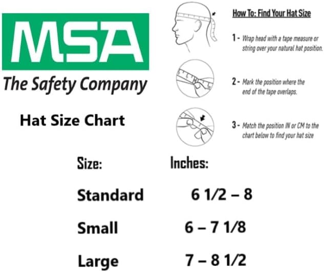 MSA Skullgard Cap Style Safety Hard Hat with Suspension - Non-Slotted Cap, Made of Phenolic Resin, Radiant Heat Loads up to 350F | Fas-Trac III Ratchet Suspension