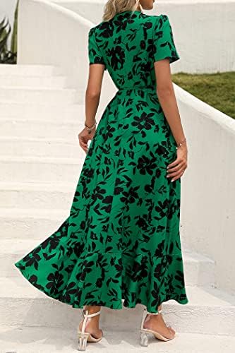 PRETTYGARDEN Women's Boho Floral Summer Maxi Dresses