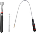 3 Pack Telescoping Magnet Pick-up Tool Set - Retrieving Telescoping Magnet Pickup Tools，Extendable Magnetic Pick Up Tools，Bendable Spring Magnet Stick