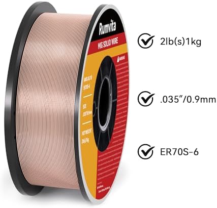 Mig Welding Wire ER70S-6 .035"(0.9 mm)- 2 Pound Spool MIG Wire