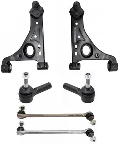 TRQ Front Steering Suspension Kit Control Arm Ball Joint Sway Bar Link Tie