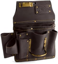 Ox Pro Full Grain Leather Tool Pouches - Made with Double Stitching and Rivet Reinforced Pockets