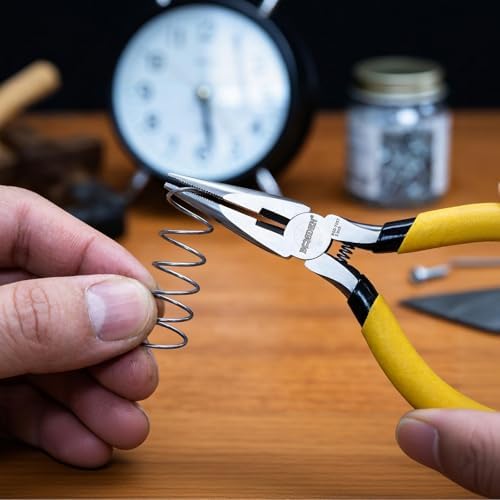 BOOSDEN 5" Small Needle Nose Pliers, Jewelry Pliers Set with Side Cutter