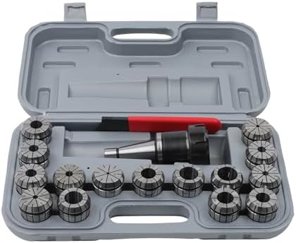Waltyotur 17-Piece NMTB30 ER40 Collet Set, 1/8“-1” Precision Toolholder Kit, NMTB 30 Taper ER40 Collets for CNC Milling and Turning Machines, High Precision 0.0005"