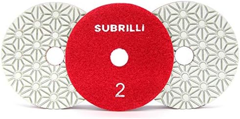 3 Step Diamond Polishing Pads 4 inch Granite Marble Polishing Kit
