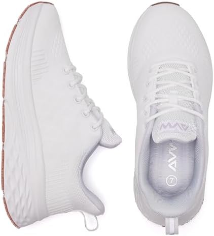 AVW Womens Non Slip Work Shoes Walking Sneakers Food Service Kitchen Shoes