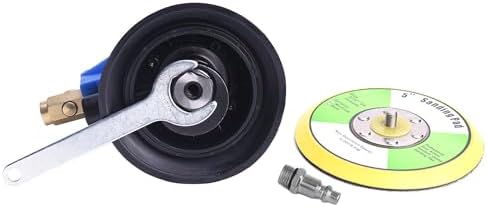 Air Random Obrital Sander 5" Dual Action Palm Sander, Hook and Loop Air Powered and Swirl Free. (5" da sander)