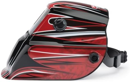 Lincoln Electric Fierce Welding Helmet, Red, K3063-1