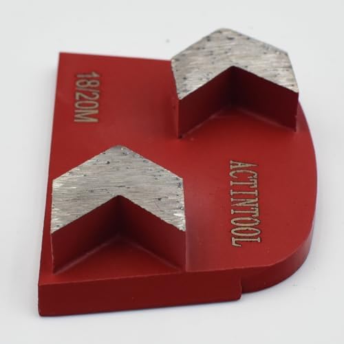 Trapezoid Diamond Arrow Segments Grinding Trapezoid for Lavina Floor Grinder (Pack of 3)