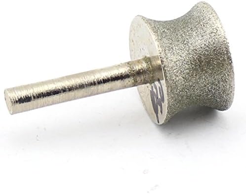 ILOVETOOL Diamond Mounted Point 30mm CONCAVE Cylinder Head Jade Carving Tools