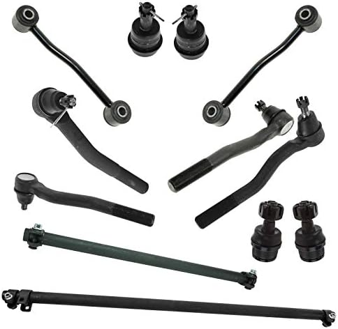 TRQ Front Steering & Suspension Kit Ball Joint Sway Bar Stabilizer Link Tie