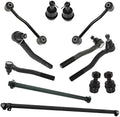 TRQ Front Steering & Suspension Kit Ball Joint Sway Bar Stabilizer Link Tie
