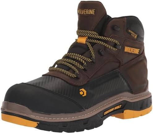 Wolverine Men's Overpass Composite Toe Waterproof Work Boots