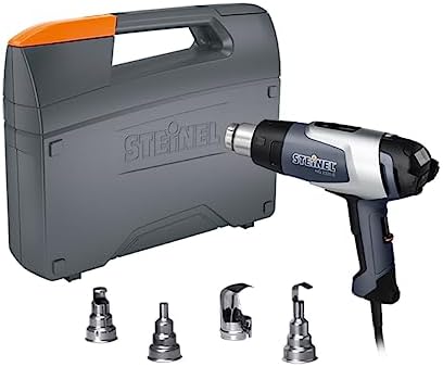 Steinel HG 2320 E Electronics Kit, Professional Heat Gun, LCD-Display, 1600 W Brushless Motor, Hot Air Gun, incl. 4X Nozzles