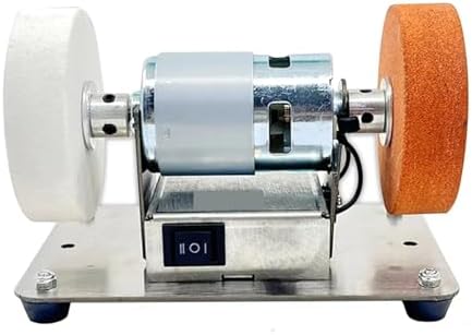 100W Double Head Grinding Wheel Machine Desktop Grinder Motor Micro Rough And Fine Polishing Electric Grindstone