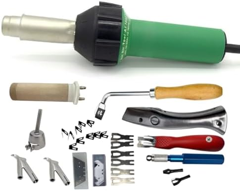 120V Hot Air Welding Gun Flooring Weld Kits Welding System 1600W Welding PVC TPO EPDM Single Ply Roofing Membranes FloorRepair Welding Tools