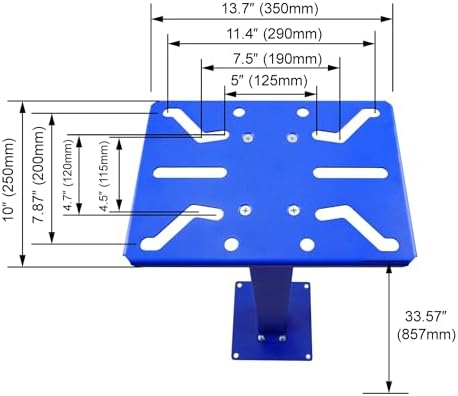 KF3004 Bench Grinder Stand Work Table 13.7"x10" / 350x250mm