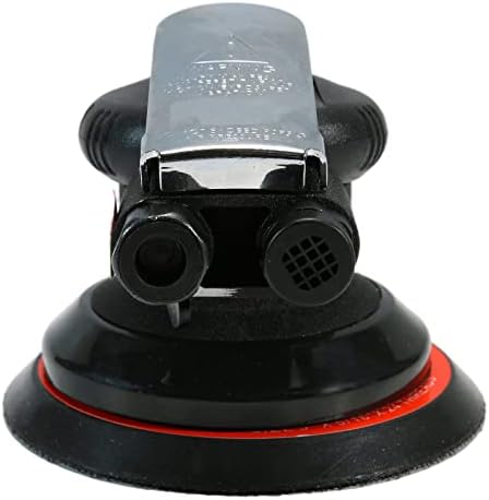 Professional Heavy Duty 5" Dual Action Random Orbit Air Sander, Orbital Pneumatic Palm Sander -Composite Design, Low Vibration
