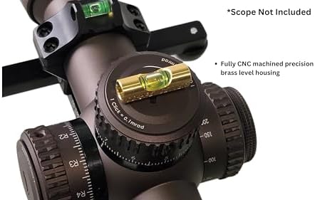 Scope Setter, Rifle Scope Leveling Kit, A Simple and Accurate Method for Reticle Alignment in Scope Rings utilizing a Picatinny Rail Interface, Made in USA