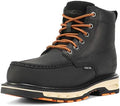 NINGO Steel Toe Work Boots for Men, Non Slip Mens Safety Moc Toe Work Shoes