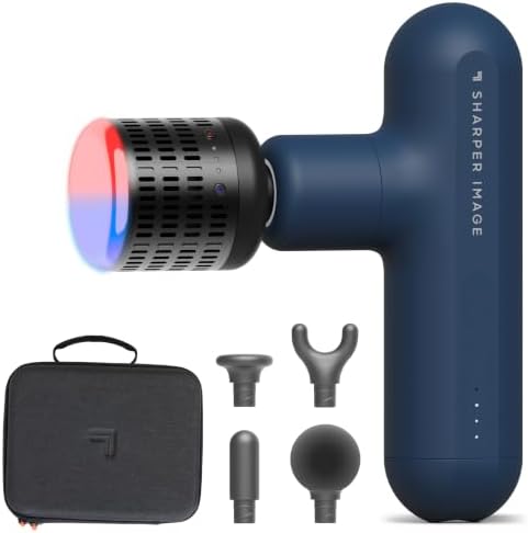 Sharper Image Powerboost Move Heat & Cold Mini Percussion Massage Gun