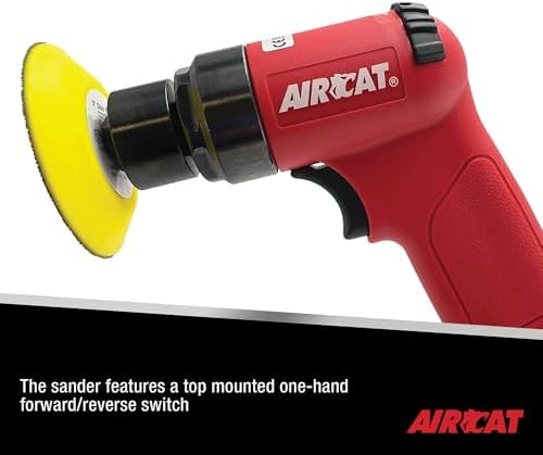 AIRCAT 6315-K 3" Mini Orbital Sanding Kit, 15,000 RPM