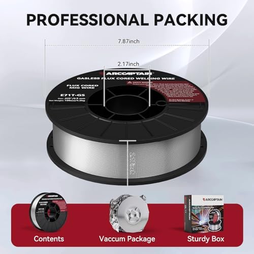 ARCCAPTAIN Flux Core Welding Wire E71T-GS .035" 10LB x 1