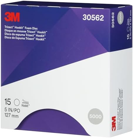 Trizact 3M Trizact Hookit Foam Disc, 30562, 5 in, 5000