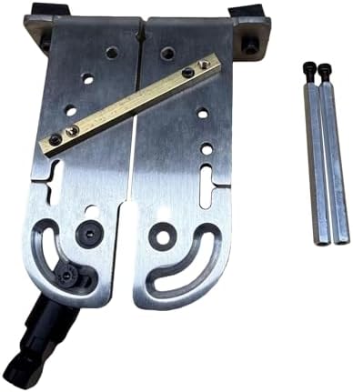 Bench Pin Clamp Set, Adjustable Stainless Steel Jewelry Saw Vise for Filing, Cutting, and Metalworking