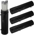 Zonon 4 Pcs Welding Rod Storage Tube 14 Inch Tig Rod Holder, Black