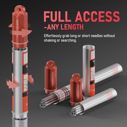 YESWELDER TIG Welding Tungsten Electrode Red Tip