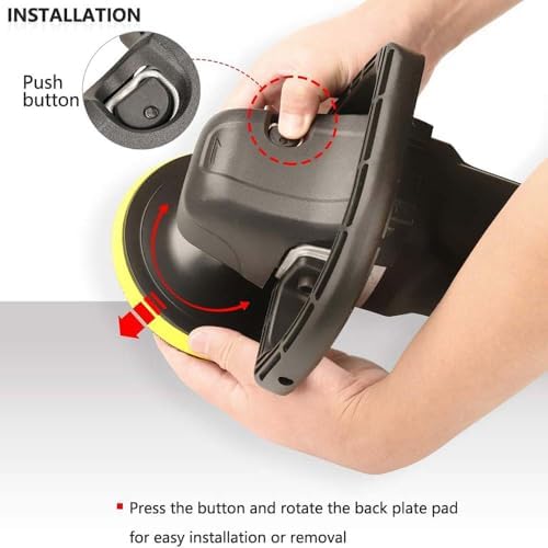 Hardin HD-5 - Dry Variable Speed Constant Power Polisher/Grinder for Backer Pad (BRHD-5BP)