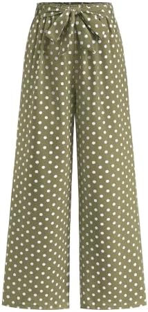 BTFBM Striped Palazzo Pants for Women Fall 2026 Wide Leg Dress Work Pants