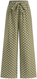 BTFBM Striped Palazzo Pants for Women Fall 2026 Wide Leg Dress Work Pants