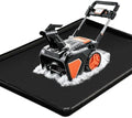 Snow Blower Mat,60 x 72 in Thicked PVC Snowblower Mats