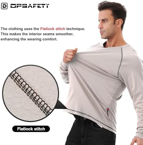 FR Shirts for Men, 6oz Hi Vis Flame Resistant Welding Shirt