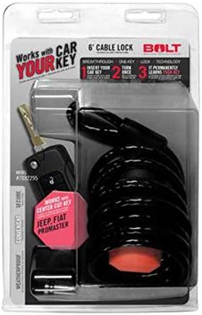 Bolt 7032295 6' Cable Lock for use with 2018 and Newer Jeep Center Cut Keys