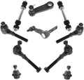 TRQ Front Steering & Suspension Kit Ball Joint Idler Arm & Bracket Assembly
