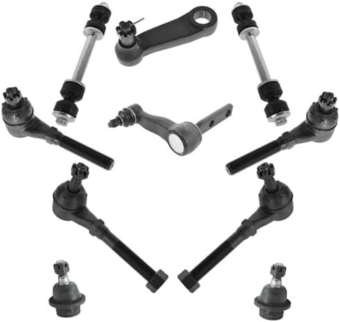 TRQ Front Steering & Suspension Kit Ball Joint Idler Arm & Bracket Assembly