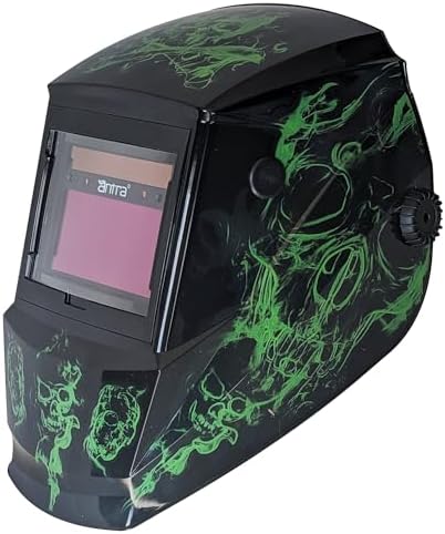 Antra Digital Solar Power Auto-Shading & Darkening Welding Helmet DP5A-7312 True Color 3/5-13 w/Tack Mode, Shade Lock, Two Step Delay, Low TIG Rating 2A - Precision Protection for Welding Excellence