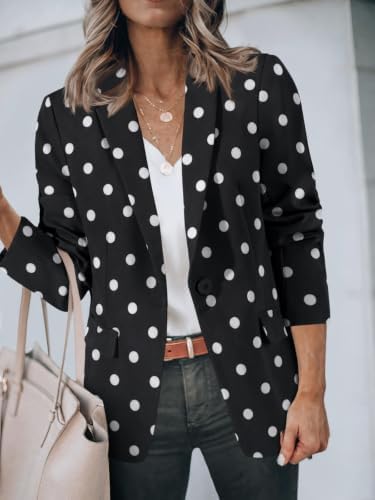 Cicy Bell Womens Casual Blazers Long Sleeve Work Office Suit Jackets Blazer