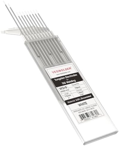 YESWELDER TIG Welding Tungsten Electrode 0.8% Zirconiated