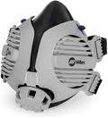 Miller LPR-100 Gen. II Half Mask Respirator, Nuisance OV Relief S/M - Welding Respirator Mask with Filters - P100 Respirator Mask for Filtrating Particulates & Aerosols - Respirator Under Helmet