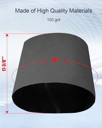 100 Grit Drum Sander Feed Belt Fit for JET JWDS-1632 17-3/8 x 38 in