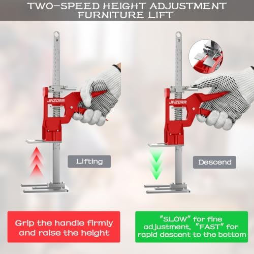 2Pcs Labor Saving Arm Jack Hand Furniture Lifter Tool Furniture Jack