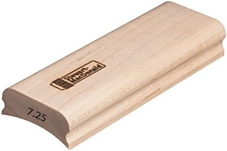 StewMac 8"-Long Wooden Radius Sanding Block, 7.25" Radius